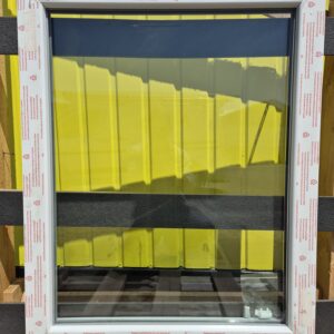 vast raam pvc wit-wit